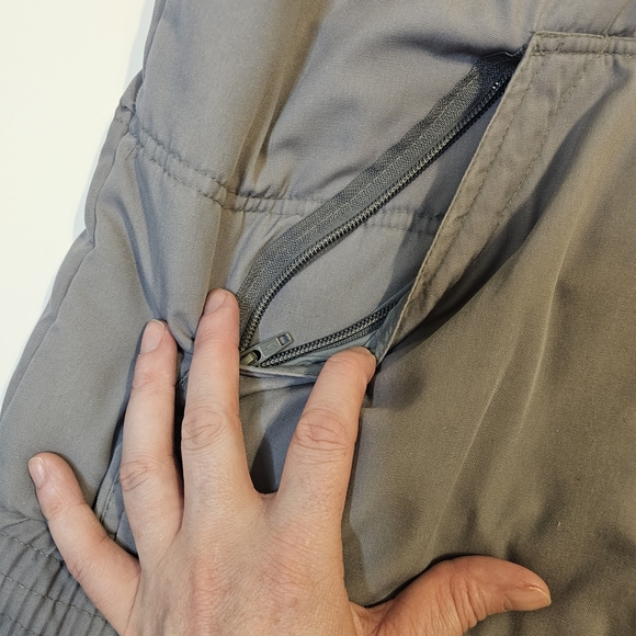 Vintage Dickies Puffer Vest Brass Button Down - Picture 3 of 12